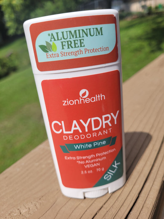 ClayDry Aluminum Free Silk Deodorant - White Pine