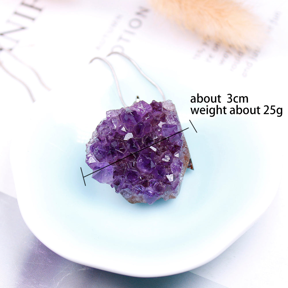 Natural Raw Amethyst Crystal Purple Stone