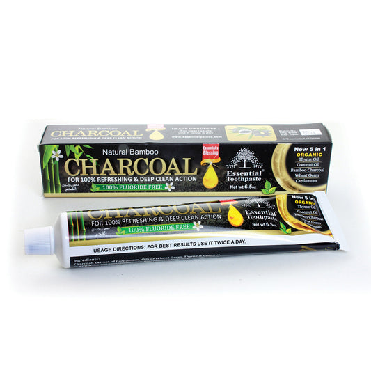 Bamboo Charcoal Whitening Toothpaste Fluoride Free