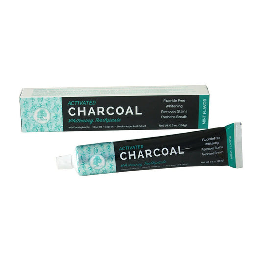Activated Charcoal Whitening Toothpaste Fluoride Free