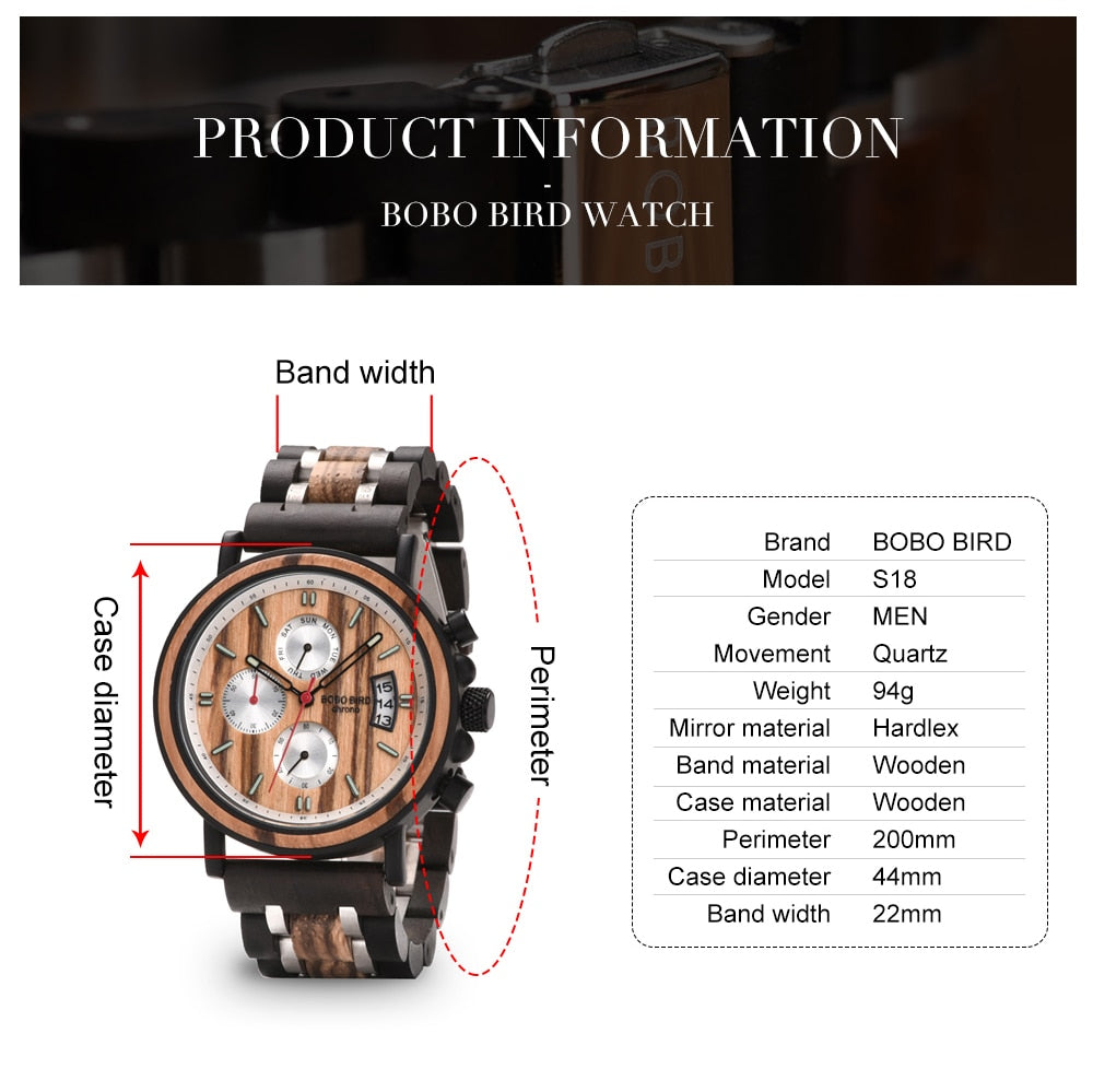 BoBo Bird Quartz Watch IOB. May Need Battery. Sold As Is | eBay